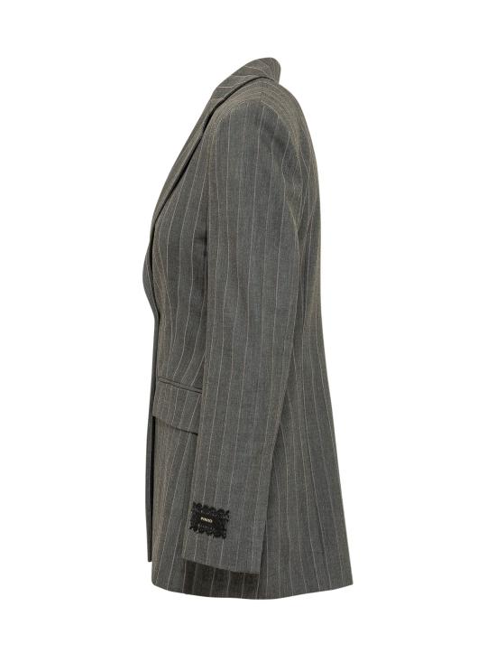 26FW 핑코 수트 자켓 107278A3FF IN4 MULT GRIGIO ROSA - PINKO