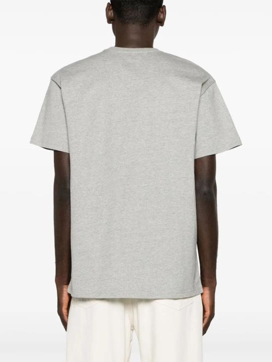 26FW 칼하트 WIP 숏슬리브 체이스 티셔츠 I026391 00MXX GREY HEATHER GOLD - CARHARTT WIP