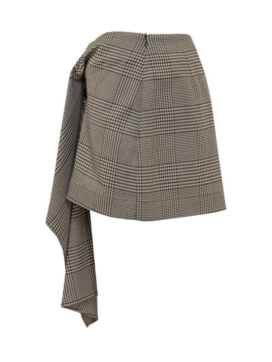 26FW 이로 스커트 WP31KOBIE BRO71 MIXED BROWN CHECK - IRO