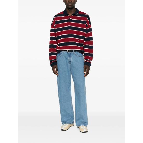 26FW 루드 폴로 티셔츠 RHPF26PO02212 C314 RED BLUE - RHUDE