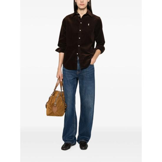 26FW 랄프 로렌 셔츠 211A93203009 DABRO BROWN - RALPH LAUREN