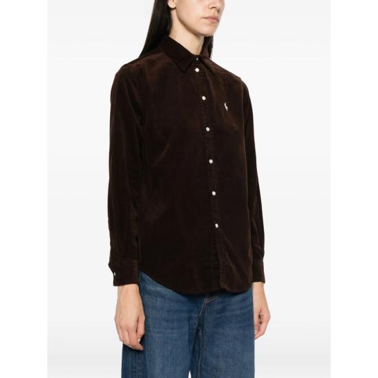 26FW 랄프 로렌 셔츠 211A93203009 DABRO BROWN - RALPH LAUREN