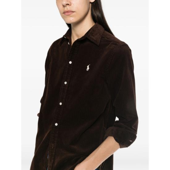 26FW 랄프 로렌 셔츠 211A93203009 DABRO BROWN - RALPH LAUREN