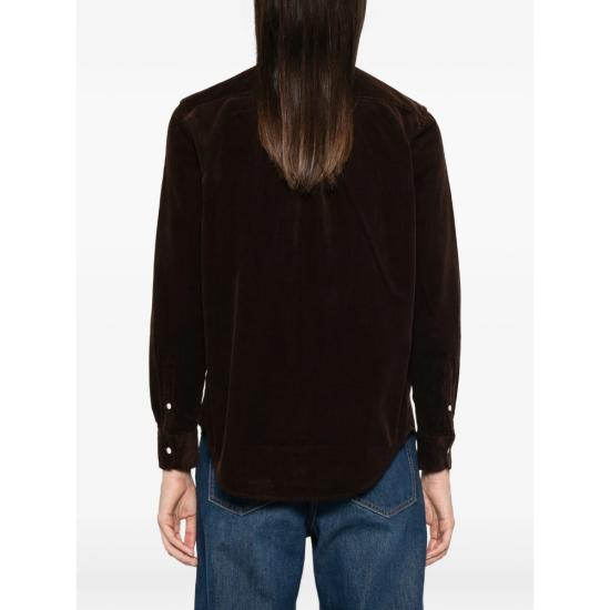 26FW 랄프 로렌 셔츠 211A93203009 DABRO BROWN - RALPH LAUREN