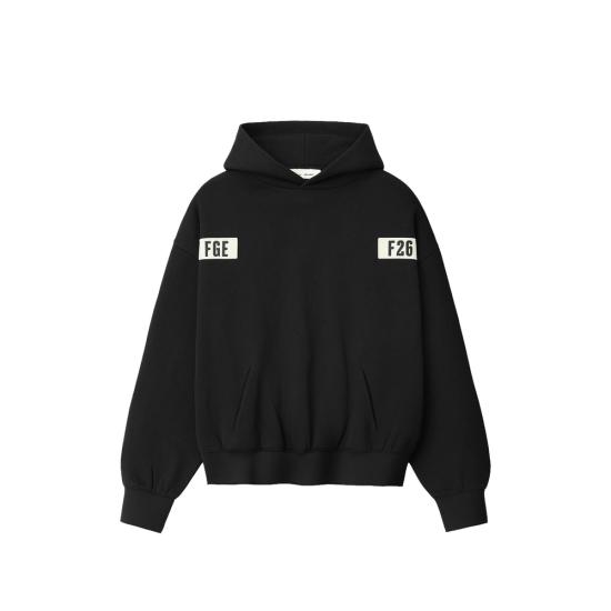 26FW 피어오브갓 후드 티셔츠 RW00281 VIBLK BLACK