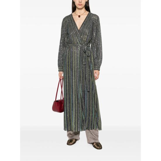 26FW 미소니 가디건 DS26WM0J BK01J8 S616T BLUE GREEN - MISSONI