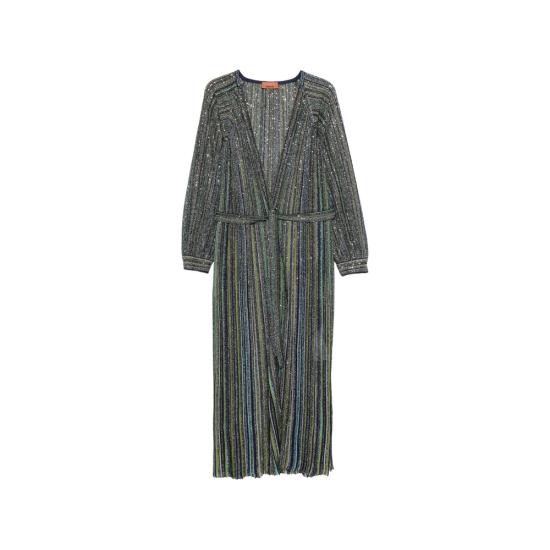 26FW 미소니 가디건 DS26WM0J BK01J8 S616T BLUE GREEN