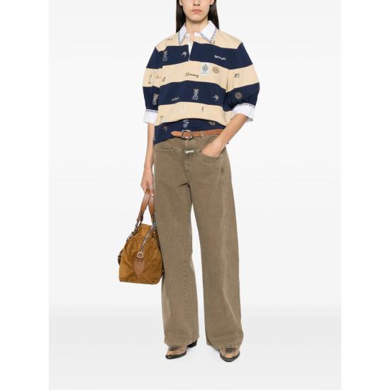 26FW 세아 폴로 티셔츠 PF26 127 MULTI NEUTRALS BLUE - SEA