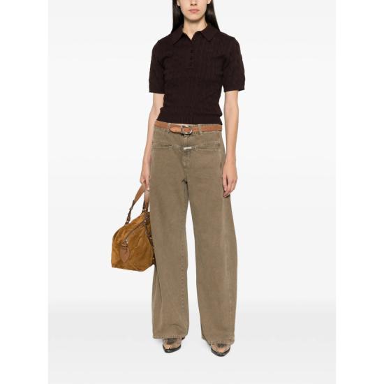 26FW 게스투즈 폴로 티셔츠 10911086 THILLA MOLE BROWN - GESTUZ