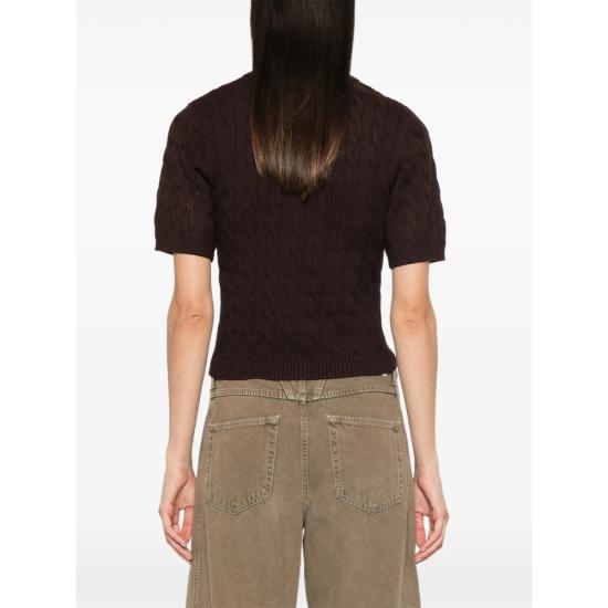 26FW 게스투즈 폴로 티셔츠 10911086 THILLA MOLE BROWN - GESTUZ