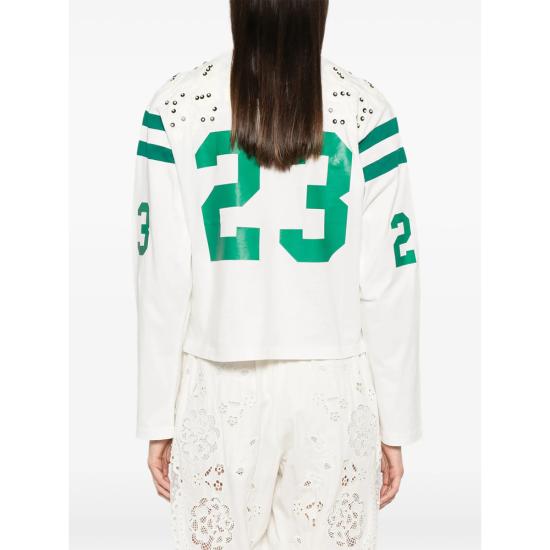 26FW 세아 긴팔 티셔츠 PF26 115 CREAM WHITE GREEN - SEA