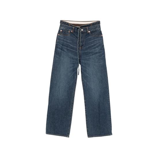 26FW 사카이 스트레이트 팬츠 26 08593 414 BLUE