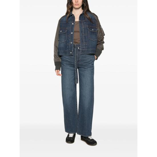 26FW 사카이 스트레이트 팬츠 26 08593 414 BLUE - SACAI