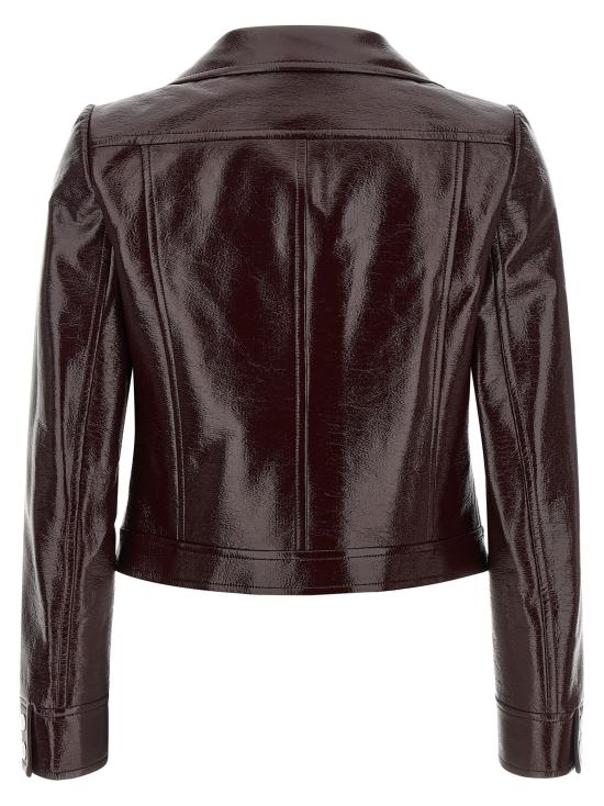 26FW 쿠레쥬 가죽 자켓 223CBL005VY00144090 Bordeaux - COURREGES