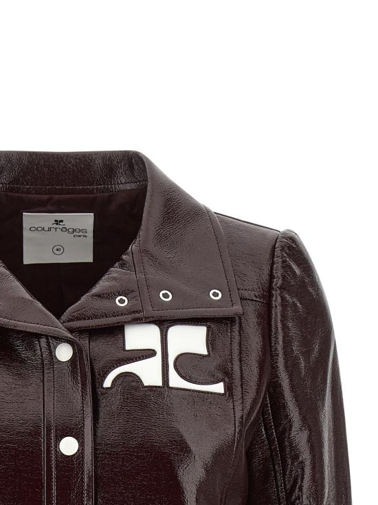26FW 쿠레쥬 가죽 자켓 223CBL005VY00144090 Bordeaux - COURREGES
