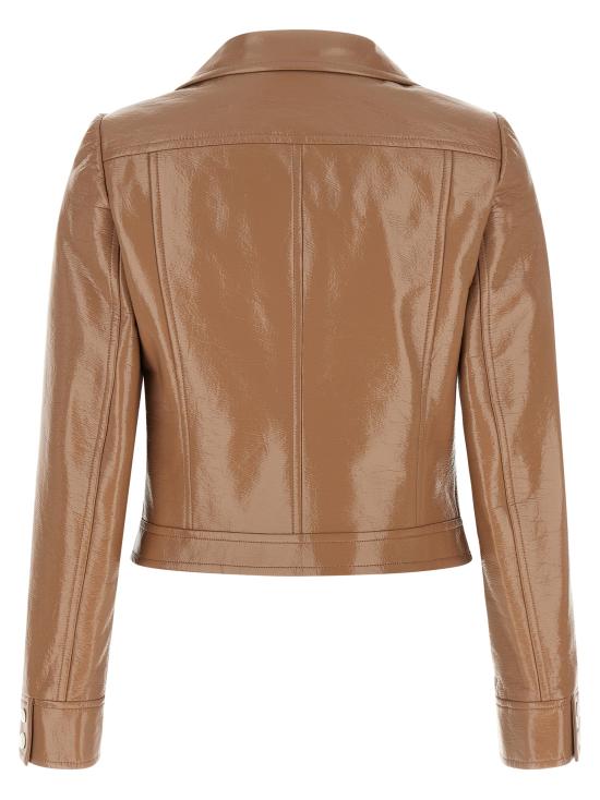 26FW 쿠레쥬 가죽 자켓 223CBL005VY00141091 Brown - COURREGES