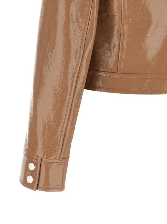 26FW 쿠레쥬 가죽 자켓 223CBL005VY00141091 Brown - COURREGES