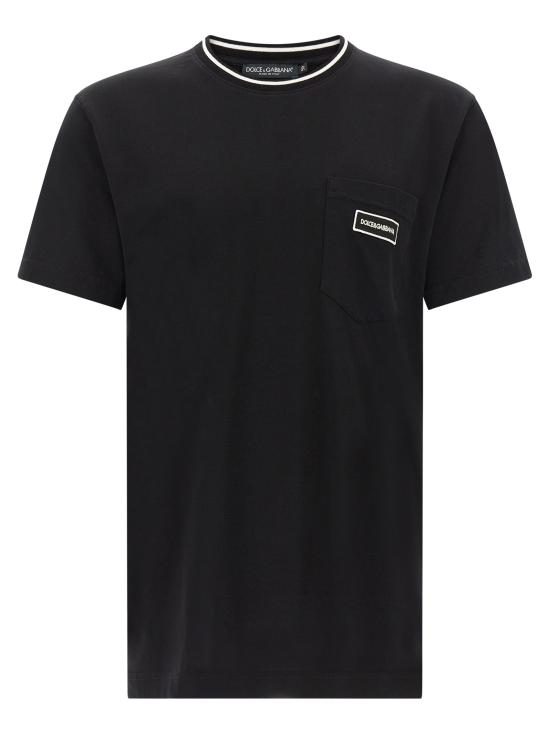 26FW 돌체앤가바나 반팔 티셔츠 G8RA2ZG7Q2PN0000 Black