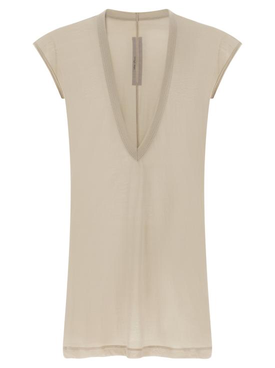 26FW 릭 오웬스 민소매 티셔츠 RU02F4157UC08 Beige