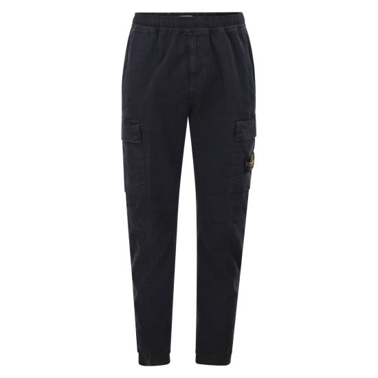 26SS 스톤 아일랜드 와펜 패치 테이퍼드 팬츠 L2S153100033 NAVY