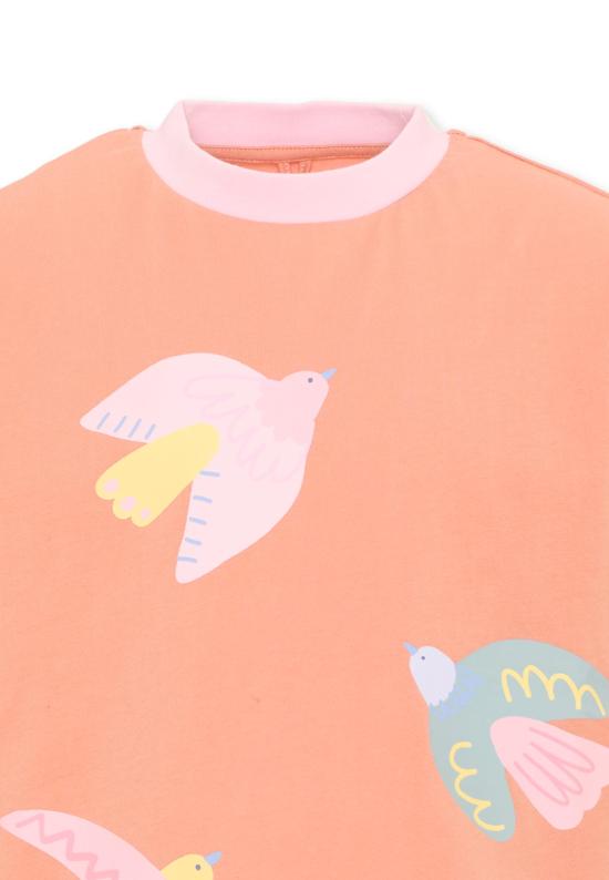25FW [키즈] 스텔라 맥카트니 티셔츠 TX8D11 Z0434 466 ORANGE - STELLA MCCARTNEY