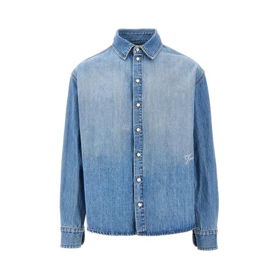 26FW 자크뮈스 시몽 드 님 데님 셔츠 SHM00545AD00017 Blue