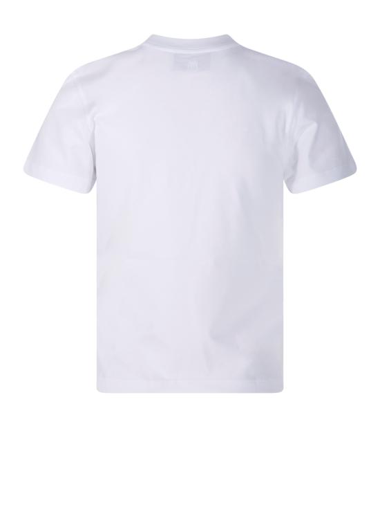 26FW 아미 스몰 하트 로고 코튼 크롭 티셔츠 FTS347 724 100 WHITE - AMI