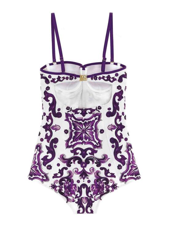 25FW 돌체앤가바나 원피스 수영복 O9A13JONO19IP3TN Purple - DOLCE & GABBANA