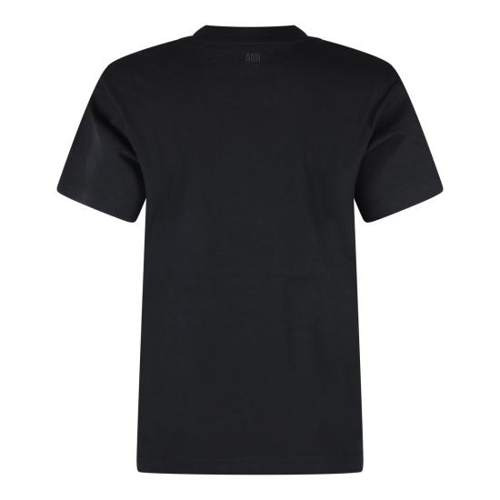 26FW 아미 스몰 하트 로고 티셔츠 BFUTS035 724001 BLACK - AMI
