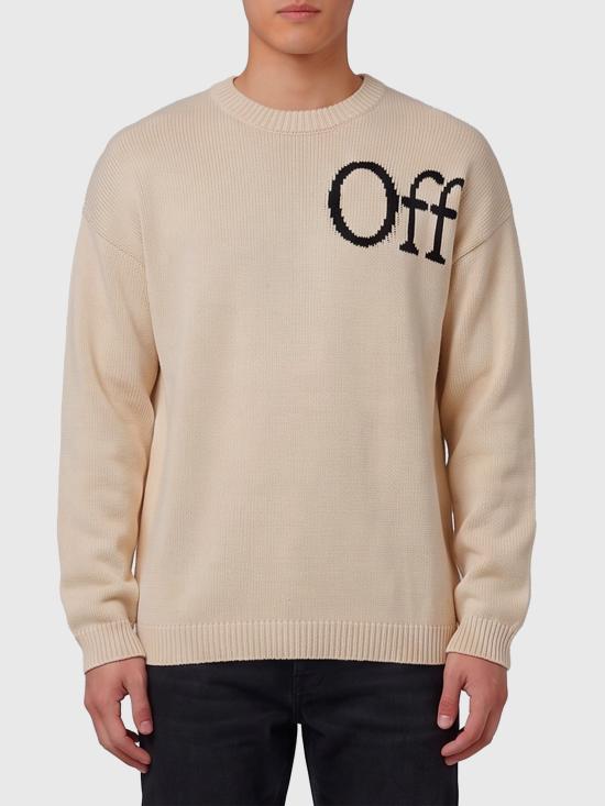 26FW 오프화이트 스웨터 OMHE20QF26 CREAM