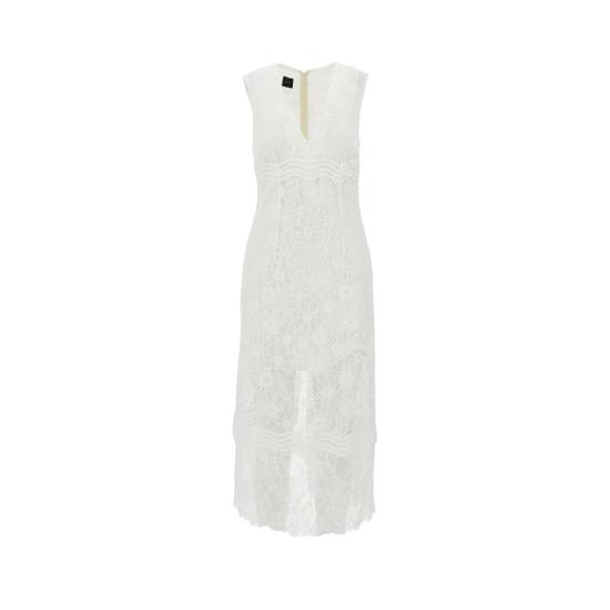26SS 핑코 미디 원피스 106660A381 White