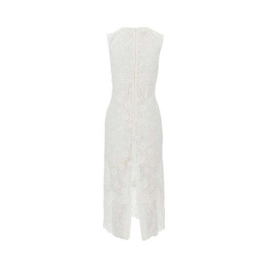 26SS 핑코 미디 원피스 106660A381 White - PINKO