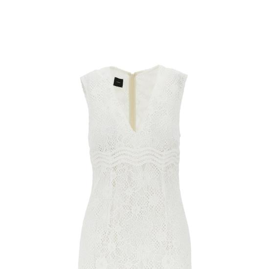 26SS 핑코 미디 원피스 106660A381 White - PINKO