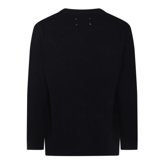 마르지엘라 워시드 램스울 가디건 S50HP0014M13058511 Black - MAISON MARGIELA