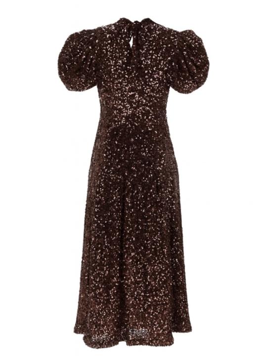 26SS 로테이트 바이 크리스텐슨 롱 원피스 1148752910 BCR6092910 Brown - ROTATE BY BIRGERCHRISTENSEN