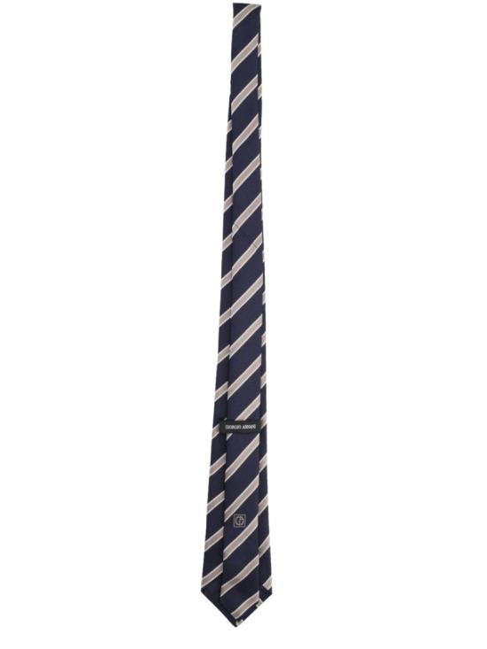 26SS 조르지오 아르마니 넥타이 GM000800 TE20405FB066 Blue - GIORGIO ARMANI
