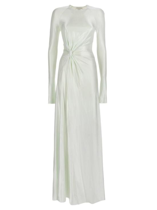26SS 빅토리아 베컴 롱 원피스 1126WDR007087A ALOE White