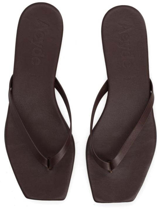 26SS 에이드 뮬/슬리퍼 A11 FS BERS08FL81 SS24 953 007 MOKA Brown - AEYDE