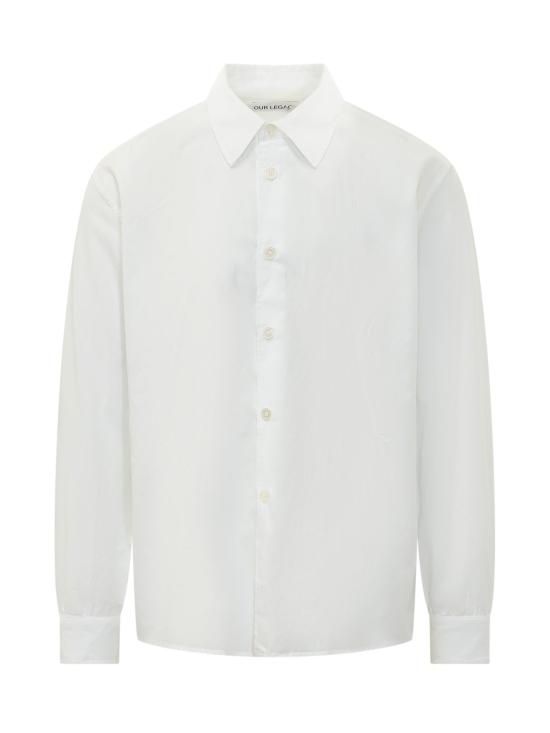 26FW 아워레가시 화이트 리퀴드 포플린 비욘드 셔츠 M4242BWP WHITE LIQUID