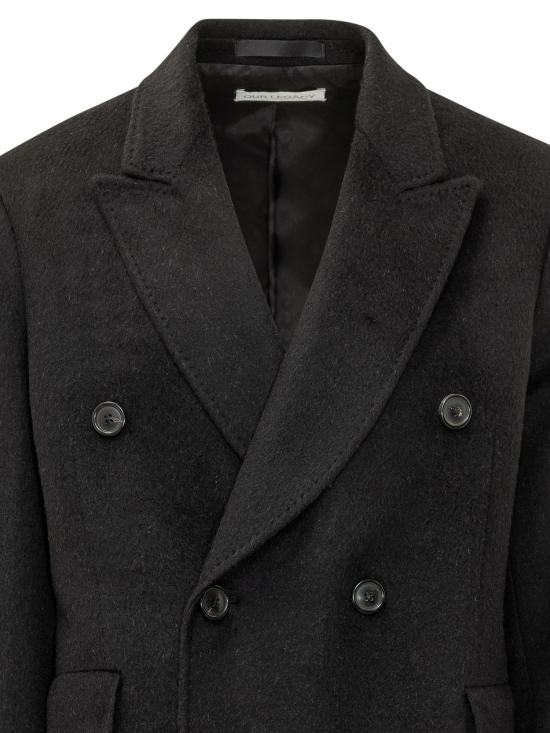 26FW 아워레가시 헤어리 울 웨일 코트 M4201WB BLACK HAIRY - OUR LEGACY