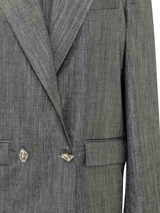 26FW 핑코 수트 자켓 107421A3G4 IK1 MULT GRIGIO ARGENTO - PINKO