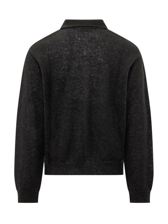 26FW 아워레가시 이브닝 폴로 가디건 M4213ECFSE BLACK FUZZY - OUR LEGACY