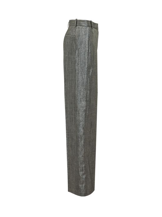 26FW 핑코 스트레이트 팬츠 107422A3G4 IK1 MULT GRIGIO ARGENTO - PINKO