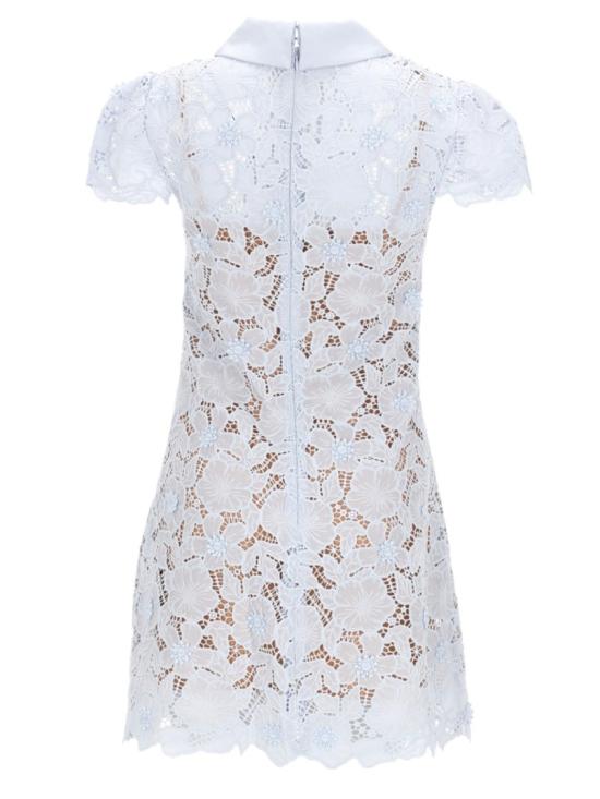 26SS 셀프 포트레이트 숏 원피스 RS26 171S BL BLUE - SELF PORTRAIT
