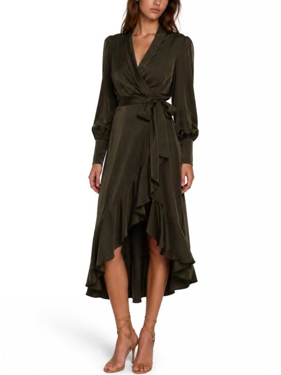  짐머만 원피스 8066DS26R DKOLV Green - ZIMMERMANN