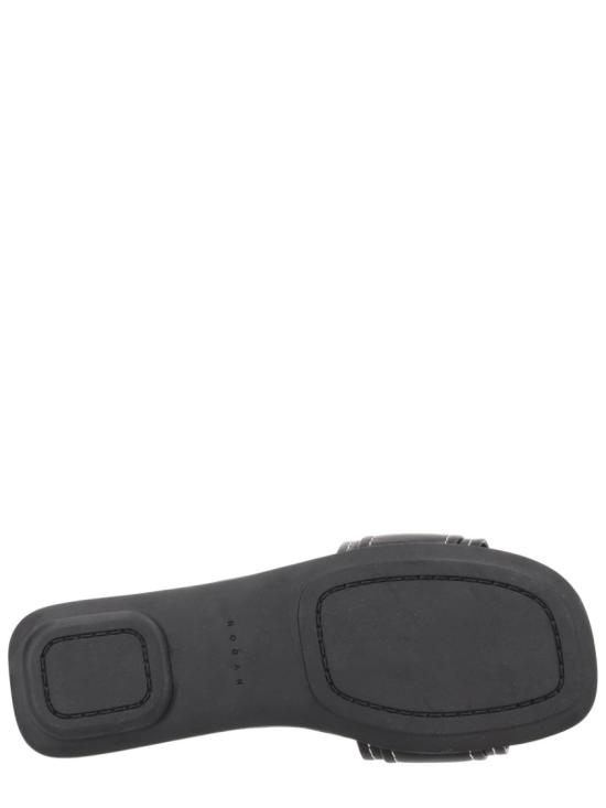 26SS 호간 뮬/슬리퍼 HXW6850GC20 KXTB999 Black - HOGAN