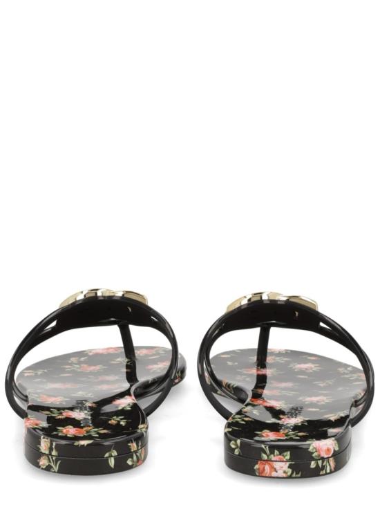 26SS 돌체앤가바나 러버 비치웨어 슬라이드 CW2418 AY850HN5XJ Black - DOLCE & GABBANA