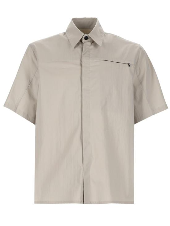 26SS 엠에스지엠 반팔 셔츠 4040ME07 26700893 Neutrals