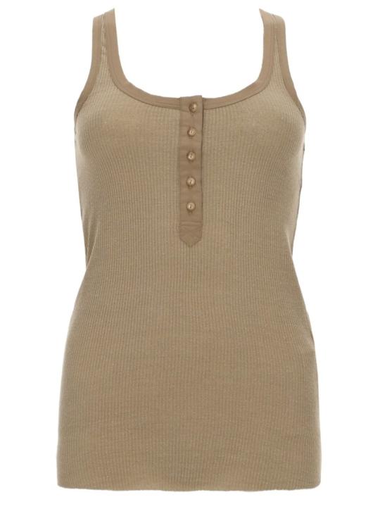 26SS 이자벨마랑 HELMA 헬마 실크 슬리브리스탑 HELMA 헬마 실크 슬리브리스탑 TS0318FA D2K02I50LB Brown