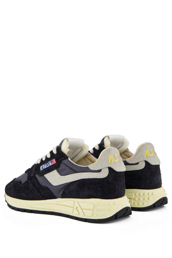 26FW 오트리 릴윈드 로우 나일론 스웨이드 스니커즈 WWLMNC05 WHT BLACK - AUTRY